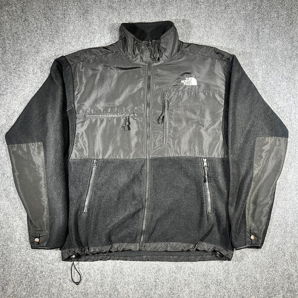 North Face Denali Fleece Jacket XL Black Full Zip Polartec